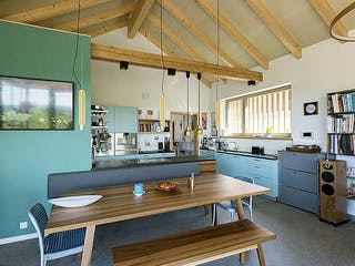 Fertighaus Alpenblick von Huber Holzbau, Satteldach-Klassiker Innenansicht 2