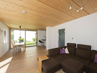 Fertighaus Spitz von Huber Holzbau, Satteldach-Klassiker Innenansicht 1
