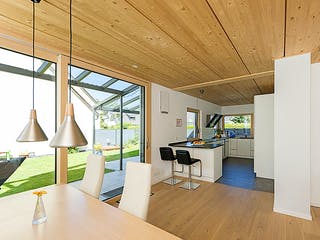 Fertighaus Spitz von Huber Holzbau, Satteldach-Klassiker Innenansicht 5