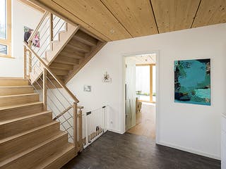 Fertighaus Spitz von Huber Holzbau, Satteldach-Klassiker Innenansicht 8