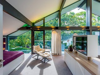 Fertighaus HUF Haus ART 6 Beispiel 7 von HUF HAUS, Fachwerk Innenansicht 5