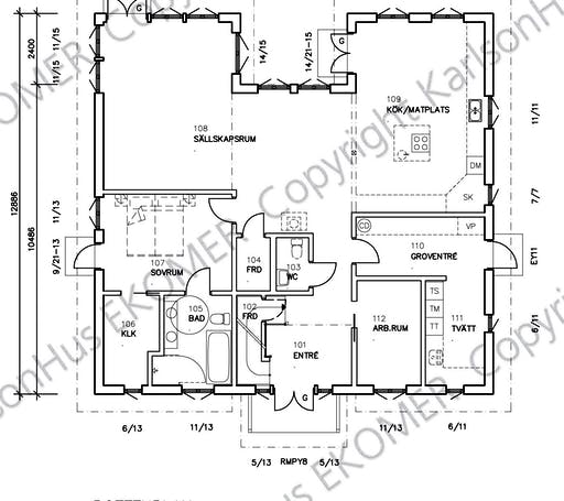 Humlebacken Floorplan 1