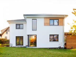 Fertighaus Brandesbachtal von Hunoldhaus, Stadtvilla Außenansicht 1