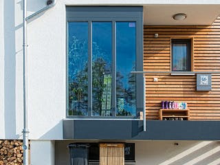 Fertighaus Klosterholz von Hunoldhaus, Cubushaus Außenansicht 6