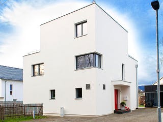 Fertighaus Rhönwald von Hunoldhaus, Cubushaus Außenansicht 1