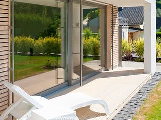 Fertighaus Schüsslergrund von Hunoldhaus, Cubushaus Außenansicht 5