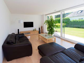 Fertighaus Schüsslergrund von Hunoldhaus, Cubushaus Innenansicht 1