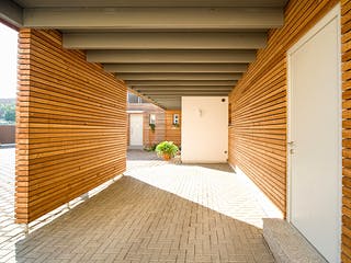 Fertighaus Schwarzatal von Hunoldhaus, Pultdachhaus Außenansicht 5