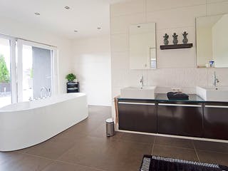 Fertighaus Seiffahrtsburg von Hunoldhaus, Pultdachhaus Innenansicht 5