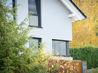 Fertighaus Tännreisig von Hunoldhaus, Satteldach-Klassiker Außenansicht 4
