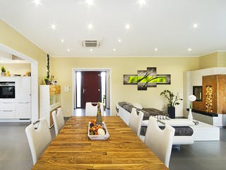 Fertighaus Tännreisig von Hunoldhaus, Satteldach-Klassiker Innenansicht 1