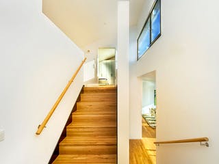 Fertighaus Wurzelbergfarmde von Hunoldhaus, Pultdachhaus Innenansicht 3