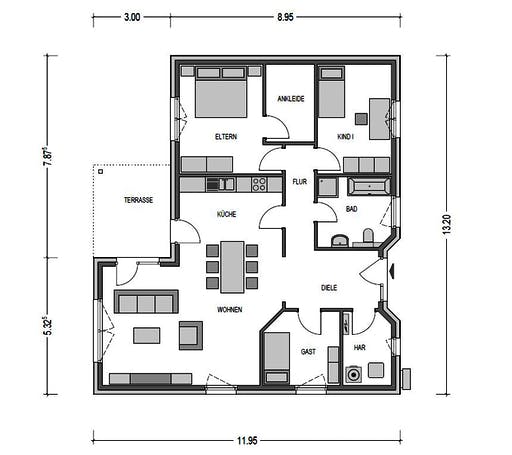 Heinz von Heiden - Cumulus 651 Floorplan 1