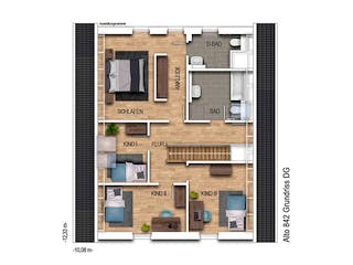 Massivhaus Alto 842 von Heinz von Heiden Schlüsselfertig ab 345583€, Satteldach-Klassiker Grundriss 2