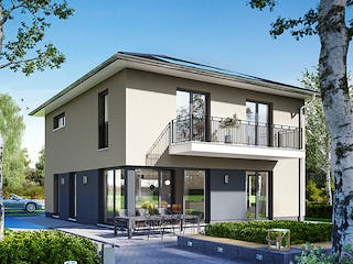Massivhaus Arcus 152 von Heinz von Heiden Zentrale Schlüsselfertig ab 317304.1€, Stadtvilla Außenansicht 1