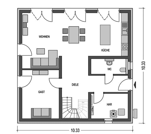 HvH - Arcus 160 Floorplan 1