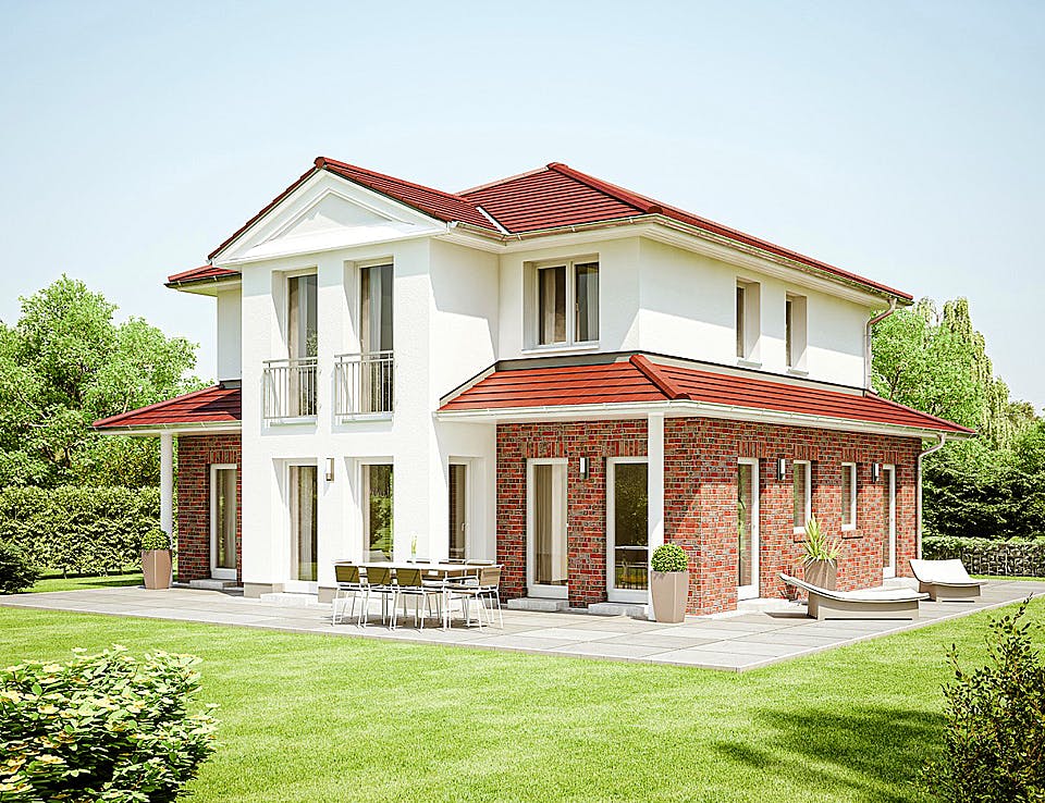 Massivhaus Arcus 180 von Heinz von Heiden Schlüsselfertig ab 476616.5€, Stadtvilla Außenansicht 1