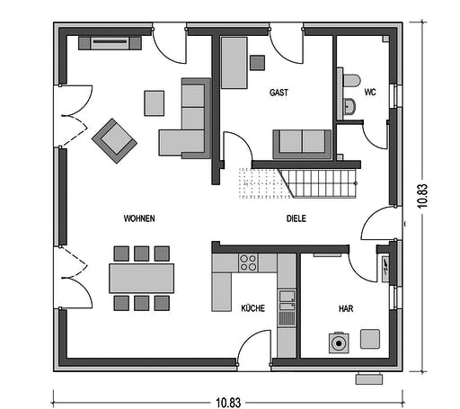 HvH - Arcus B10 Floorplan 1