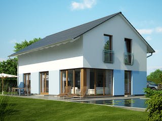 Massivhaus Calvus 630 von Heinz von Heiden Schlüsselfertig ab 316823.875€, Satteldach-Klassiker Außenansicht 1
