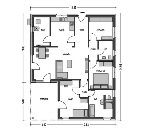 HvH - Dumulus 961 Floorplan 1