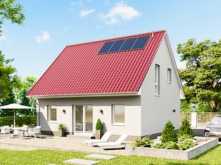 Massivhaus Das Unverbesserliche S401 von Heinz von Heiden Schlüsselfertig ab 209973€, Satteldach-Klassiker Außenansicht 1