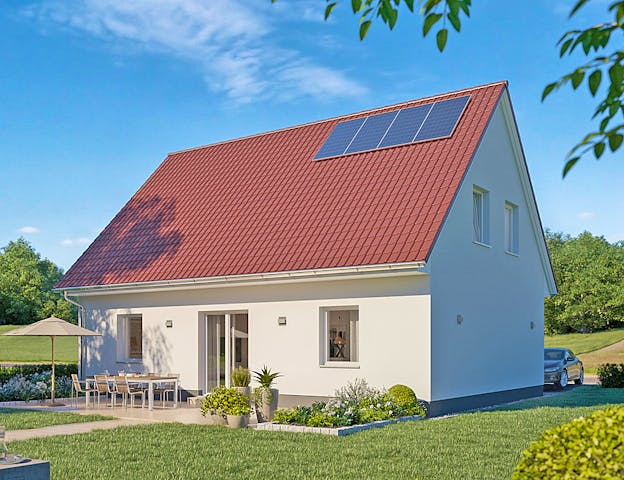 Erstellt mit dem Konfigurator: Haus massiv mit Satteldach von Heinz von Heiden