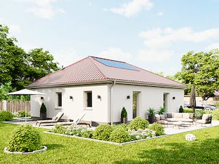 Massivhaus Der Unverbesserliche B820 von Heinz von Heiden Schlüsselfertig ab 169463€, Bungalow Außenansicht 1