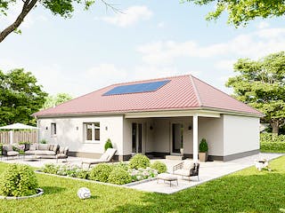 Massivhaus Der Unverbesserliche B960 von Heinz von Heiden Zentrale Schlüsselfertig ab 215348.7€, Bungalow Außenansicht 1