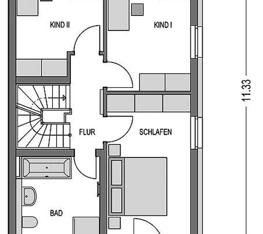 Massivhaus Doppelhaus F 452 von Heinz von Heiden Schlüsselfertig ab 339228.625€, Cubushaus Grundriss 2