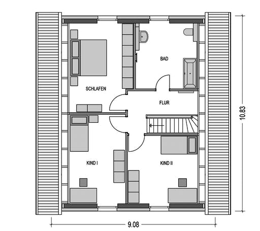 HvH - Effizienzhaus S62 Floorplan 2