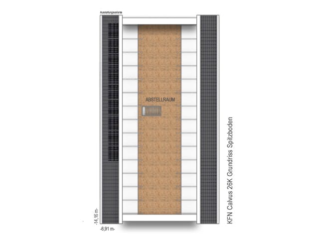 Massivhaus Calvus 26K von Heinz von Heiden Schlüsselfertig ab 351864.7€, Satteldach-Klassiker Grundriss 3