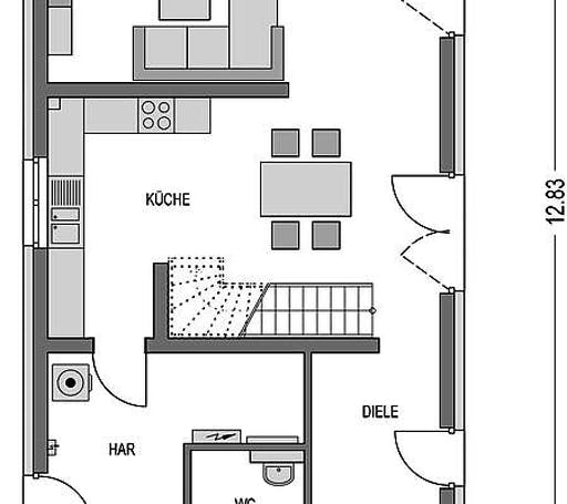 Massivhaus Stratus 360 von Heinz von Heiden Schlüsselfertig ab 338768.0€, Cubushaus Grundriss 1