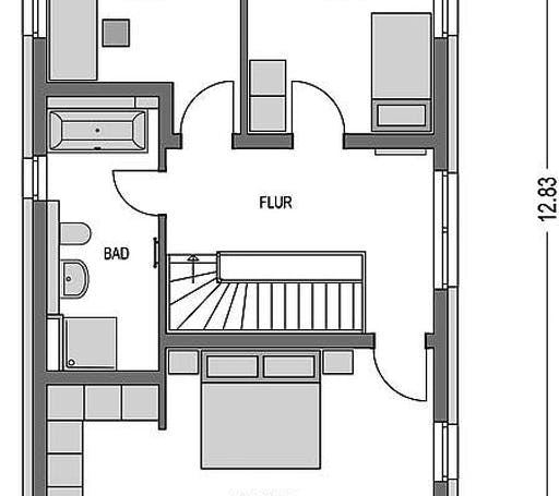 Massivhaus Stratus 360 von Heinz von Heiden Schlüsselfertig ab 338768.0€, Cubushaus Grundriss 2