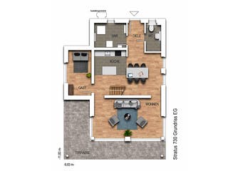 Massivhaus Stratus 730 von Heinz von Heiden Schlüsselfertig ab 454180€, Cubushaus Grundriss 1