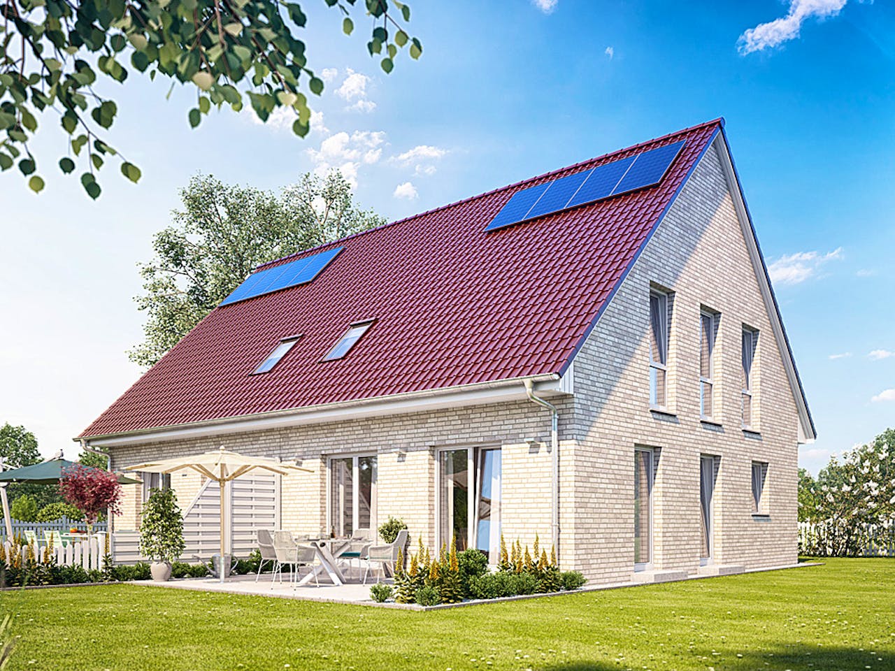 Massivhaus Zweifamilienhaus 881 von Heinz von Heiden Zentrale Schlüsselfertig ab 443125.8€, Außenansicht 1