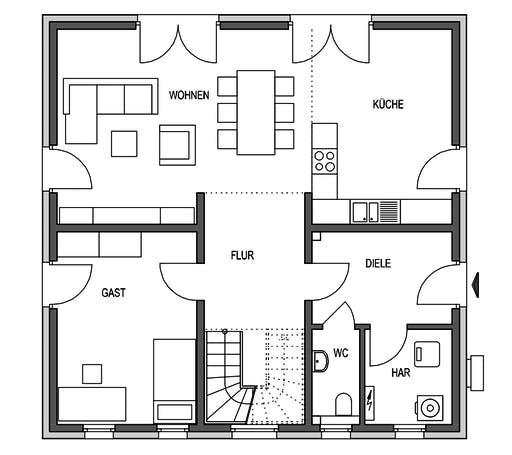 HVO - Eleganz 1158.STV Floorplan 1