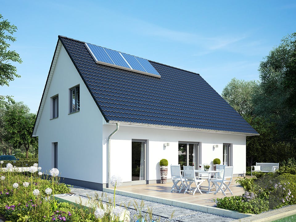 KLASSIK 1000.2 von HVO Massivhaus Außenansicht