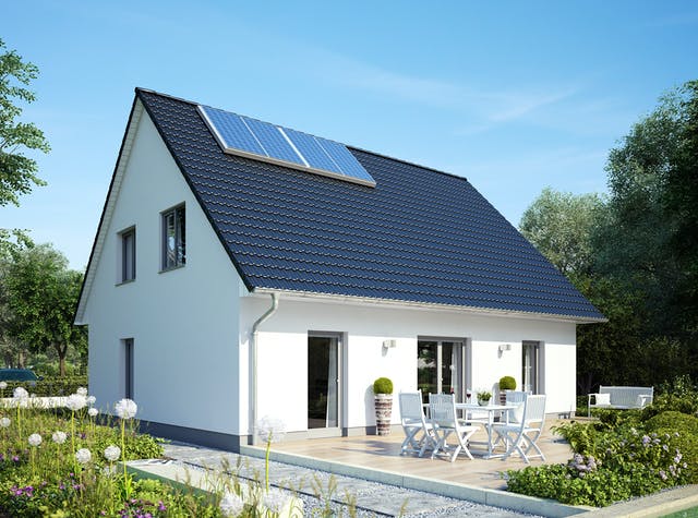 Massives Satteldachhaus von HVO Massivhaus