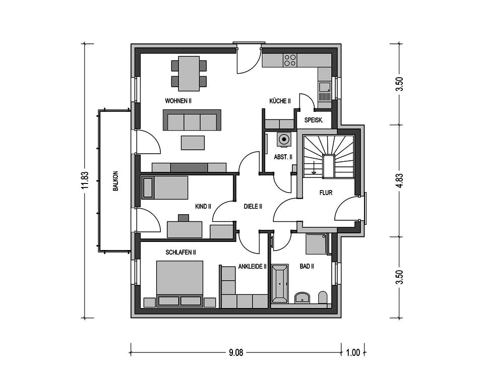 ZWEIFAMILIENHAUS 2630 Von HVO Massivhaus | Fertighaus.de