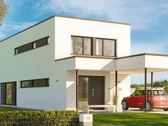 Fertighaus BALANCE 145 V3 von Bien-Zenker Schlüsselfertig ab 437202€,  Außenansicht 1