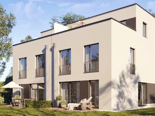 Massivhaus BAUART 164 von Siewert Hausbau,  Außenansicht 1