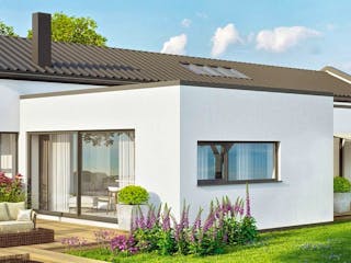 Massivhaus Bungalow Remalia von GfG-Architektenhäuser, Bungalow Außenansicht 1