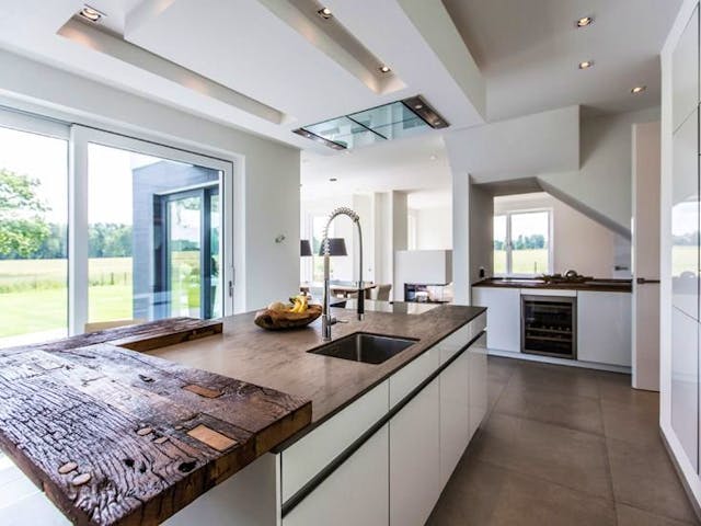 Massivhaus Bungalow Remalia von GfG-Architektenhäuser, Bungalow Innenansicht 5