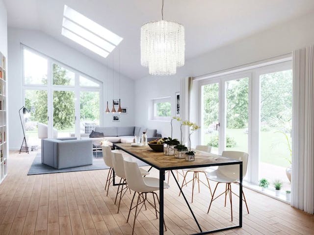 Fertighaus Bungalow SH 147 B von ScanHaus Marlow, Bungalow Innenansicht 2
