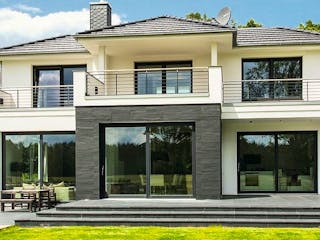 Massivhaus Casa Senza Fiato von GfG-Architektenhäuser,  Außenansicht 1