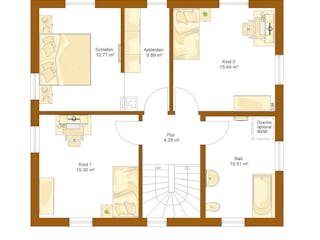 Fertighaus CLOU 135 (Satteldach) von RENSCH-HAUS,  Innenansicht 5
