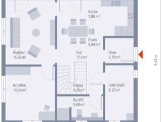 Fertighaus Design 15 von OKAL Haus Schlüsselfertig ab 404900€,  Innenansicht 6