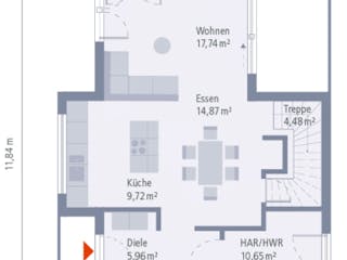 Fertighaus Design 27 von OKAL Haus Schlüsselfertig ab 482900€, Innenansicht 9