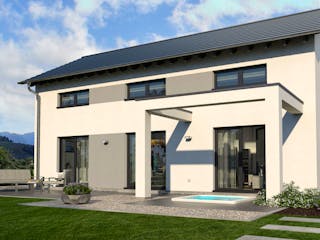 Fertighaus Design 5 von OKAL Haus Schlüsselfertig ab 413900€,  Außenansicht 1