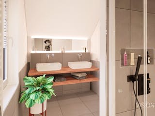 Fertighaus Doppelhaus 07 von OKAL Haus Schlüsselfertig ab 332900€,  Innenansicht 2